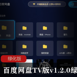 百度网盘TV版v1.2.0绿化版